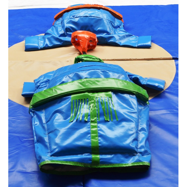 Mat voor Sumo + 4 kostuums (kinderen en volwassenen)