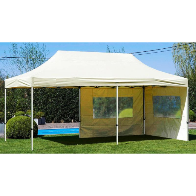 Tente pliante Premium AluHex 3m x 6m